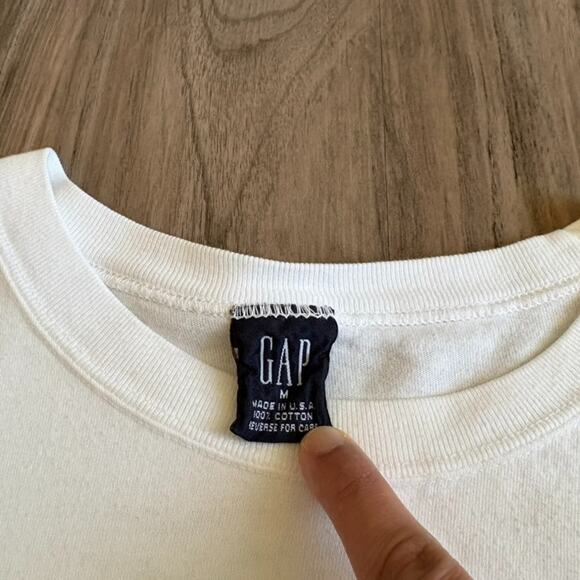 Vintage Gap Endless Lands T-Shirt Men's Size M Nature Tribal Native Fish Art - Picture 3 of 6